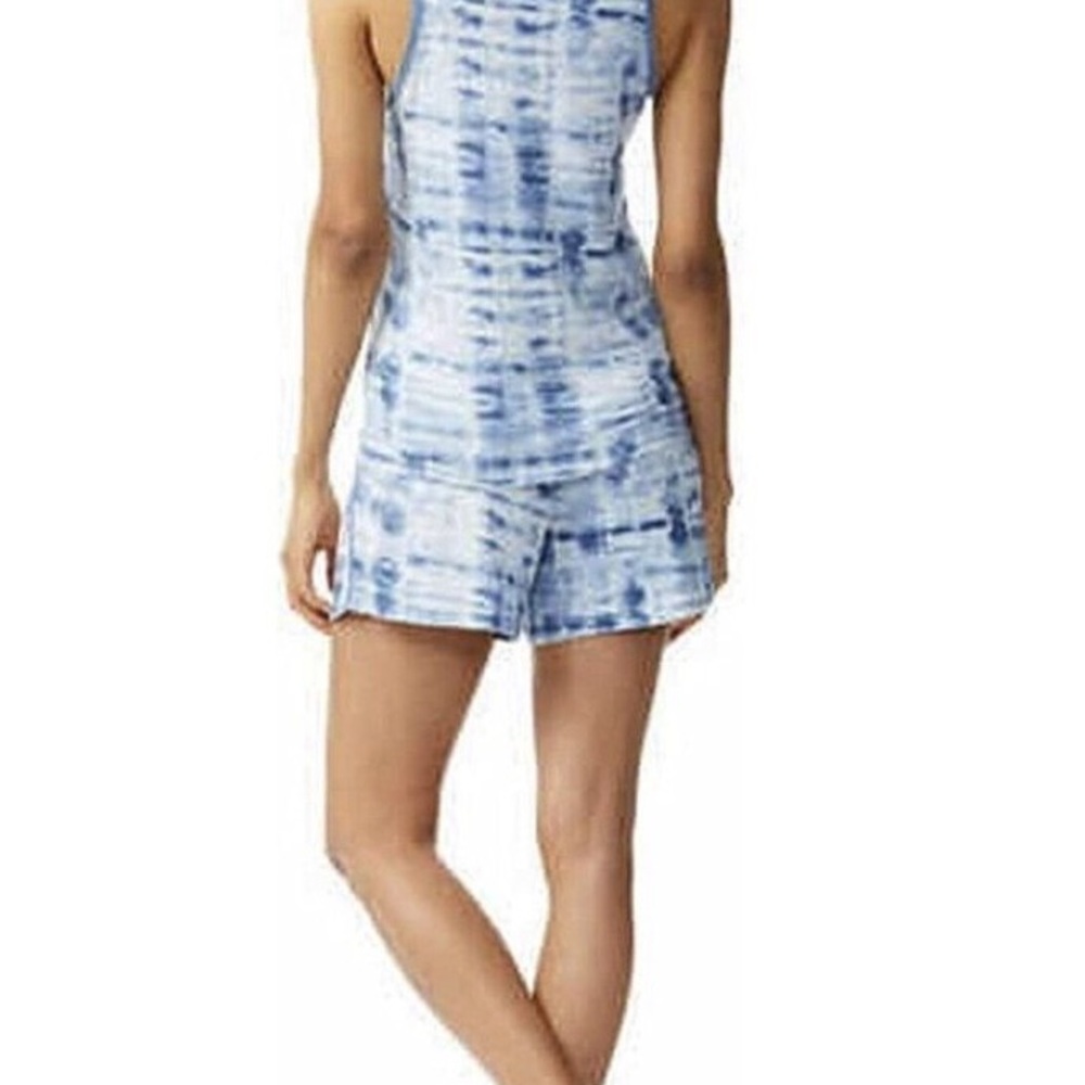 Lucky Brand Pajama Set Tank Top Lounge Shorts Women’s Size Medium Blue T… - Picture 4 of 6